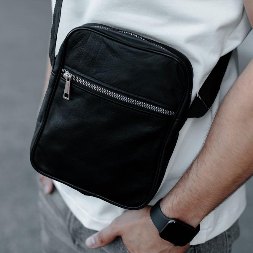 Сумка из натуральной кожи Черный (119530) - фото 24 Сумка из натуральной кожи Черный (119530) - фото 24