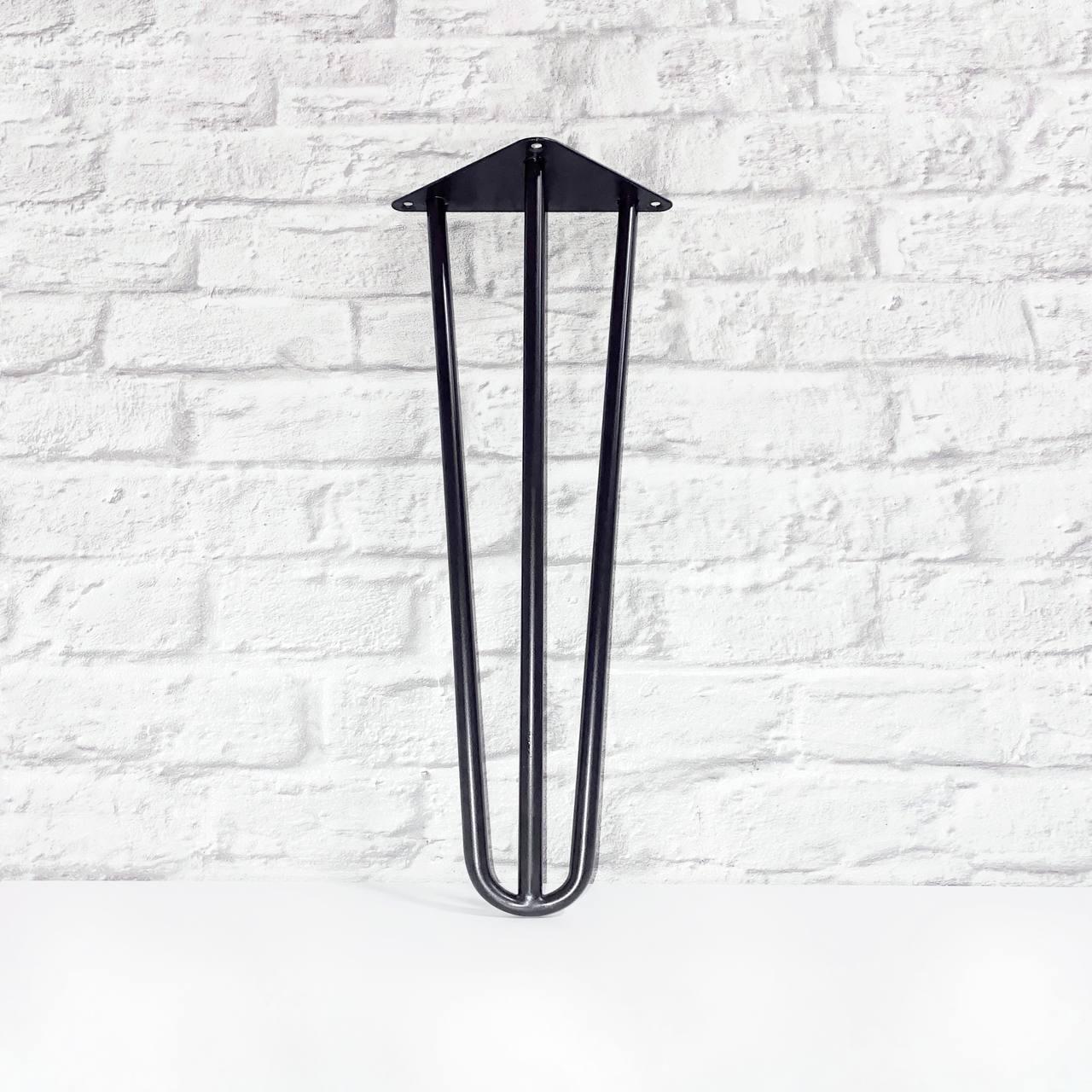 Ножка шпилька тройная Krei Hairpin Legs Н 200 мм труба Д-10x1,2 Черный (НШ1004.20) Ножка шпилька тройная Krei Hairpin Legs Н 200 мм труба Д-10x1,2 Черный (НШ1004.20)