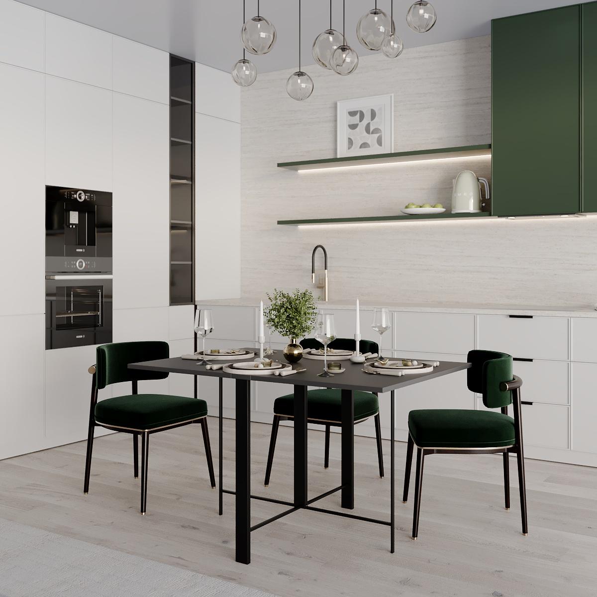 Стол-трансформер обеденный ART IN HEAD Voody ЛДСП/металл раскладной 90х10/138 см Графит/Черный (TB26070000030) - фото 2