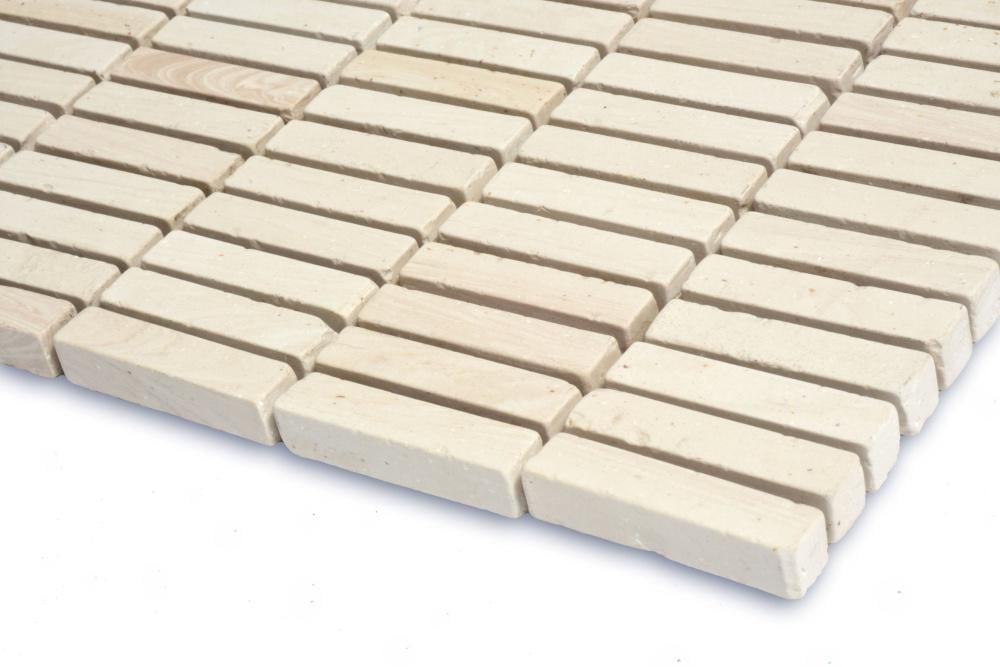 Керамогранитная мозаика Kotto Ceramica MI7 10500513C 300x300x10 мм/прямоугольник 10x50 мм Sabbia