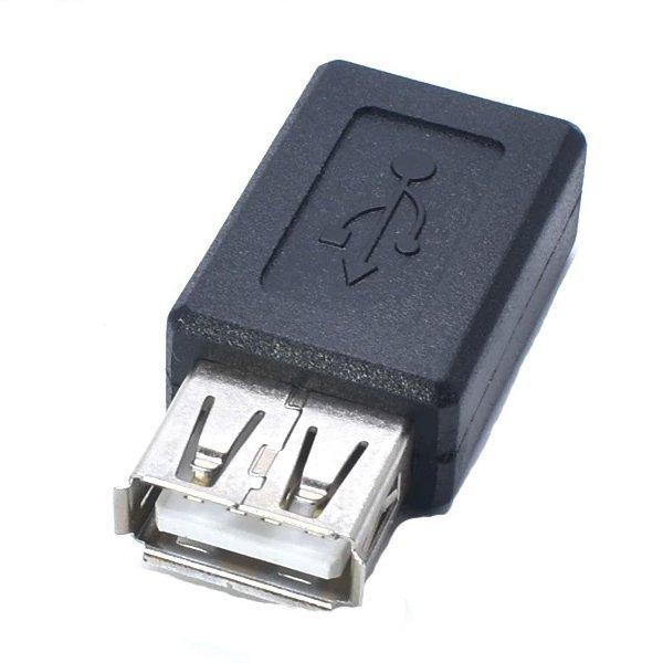 Переходник OTG SUNROZ USB Female-Mini USB Female (A48474)