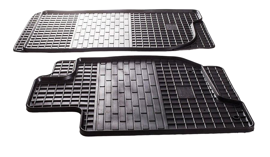 Килимки гумові Stingray для Mitsubishi L200 11-/Mitsubishi Pajero Sport 08 - передні 2 шт. (1013012F)