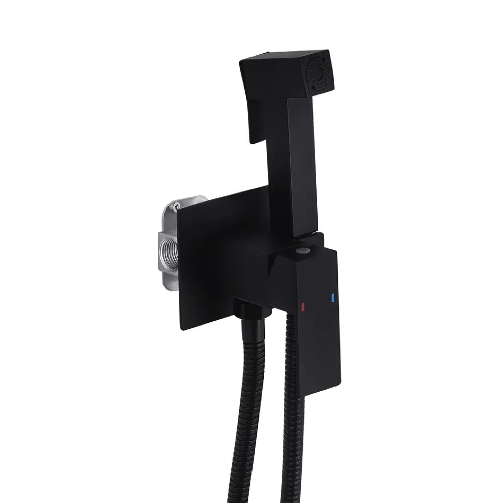 Гигиенический душ скрытого монтажа Wezer PRO9В-02-BLACK Черный (PRO9В-02-BLACK) - фото 2 Гигиенический душ скрытого монтажа Wezer PRO9В-02-BLACK Черный (PRO9В-02-BLACK) - фото 2