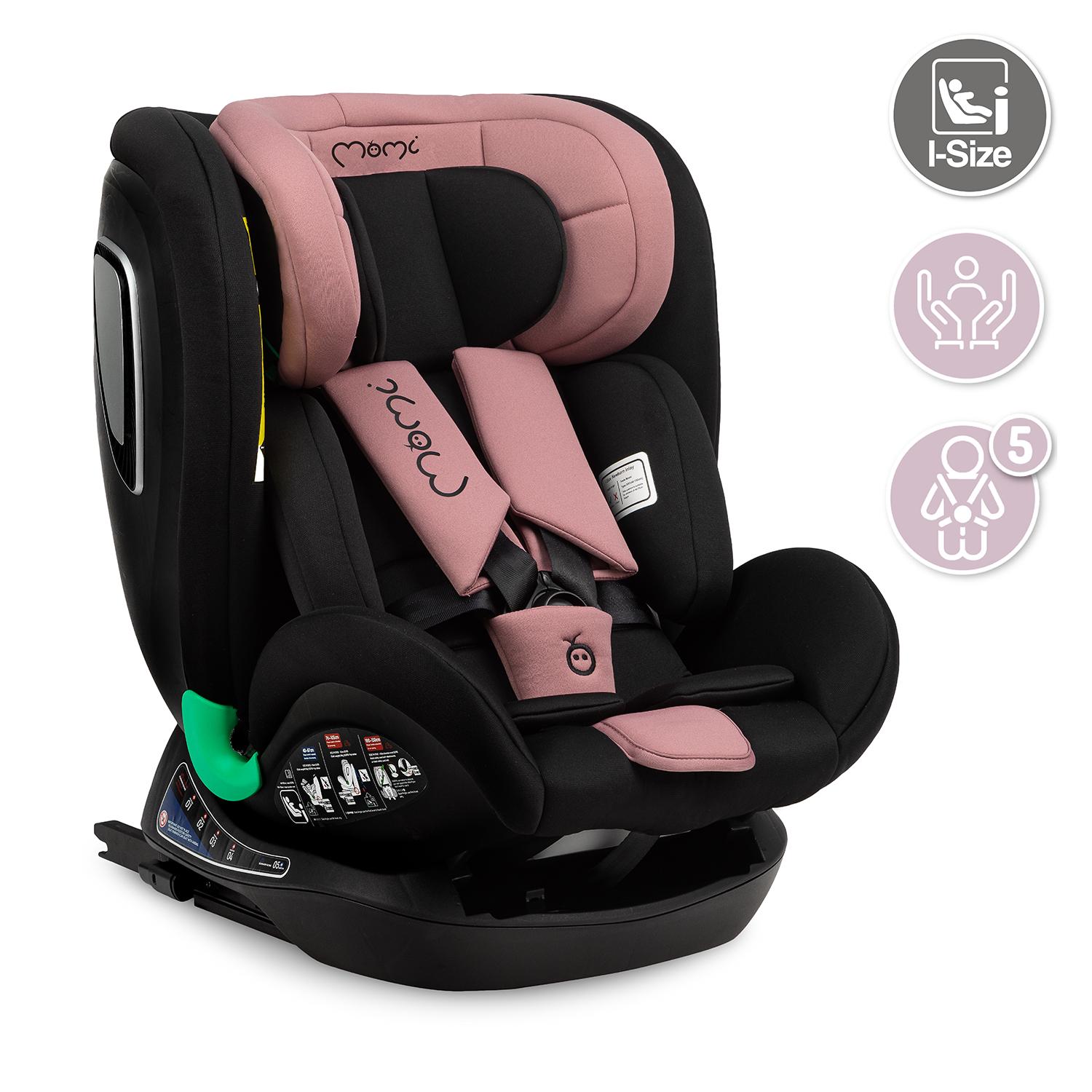 Автокресло MoMi URSO i-Size 0-36 кг Pink (50248) - фото 7