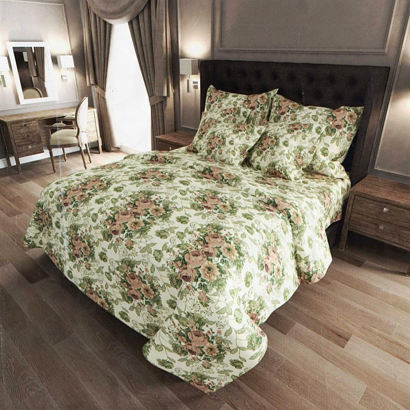 Комплект постельного белья Vital Textile Голд Люкс бязь евро 200х220 см (BLе-579)
