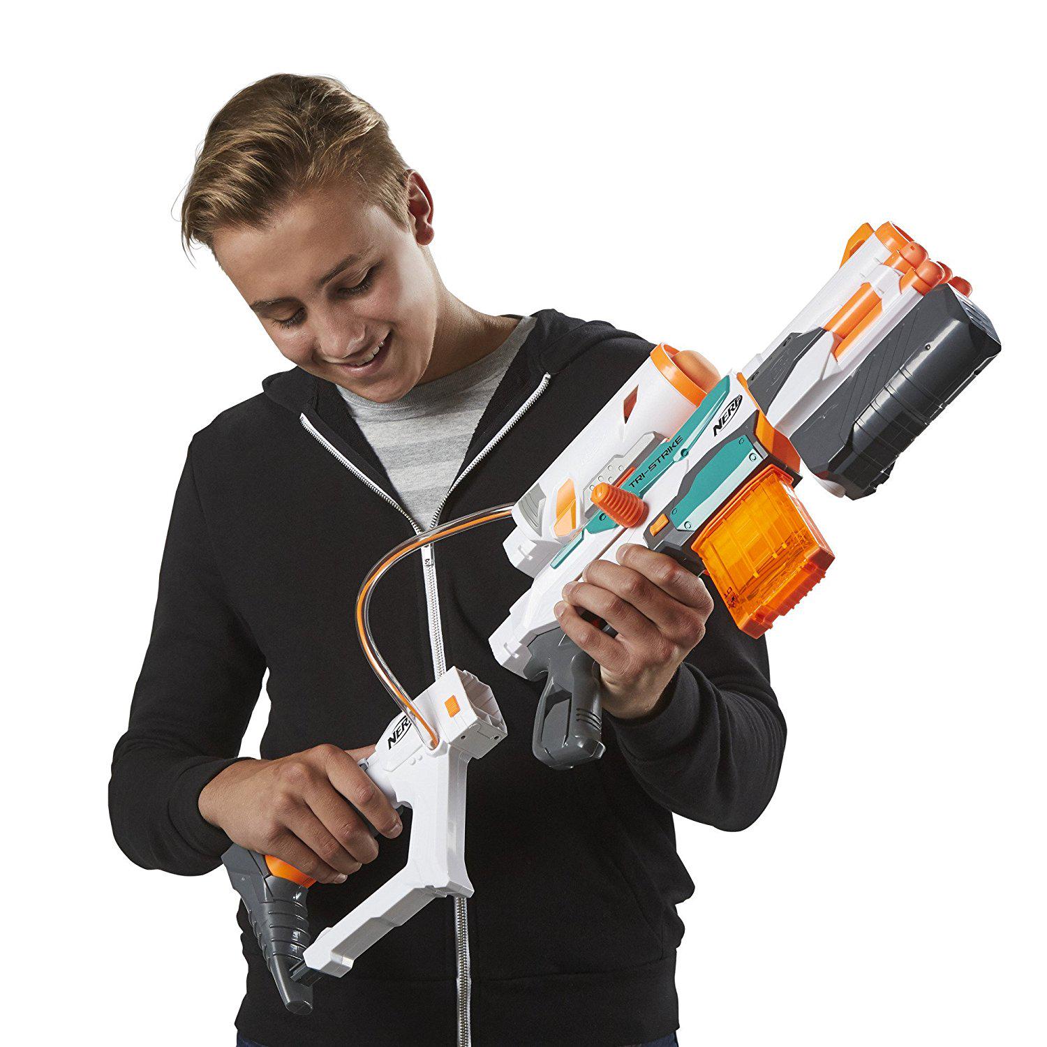 Бластер Нерф Три-Страйк/Nerf Modulus Tri-Strike - фото 6