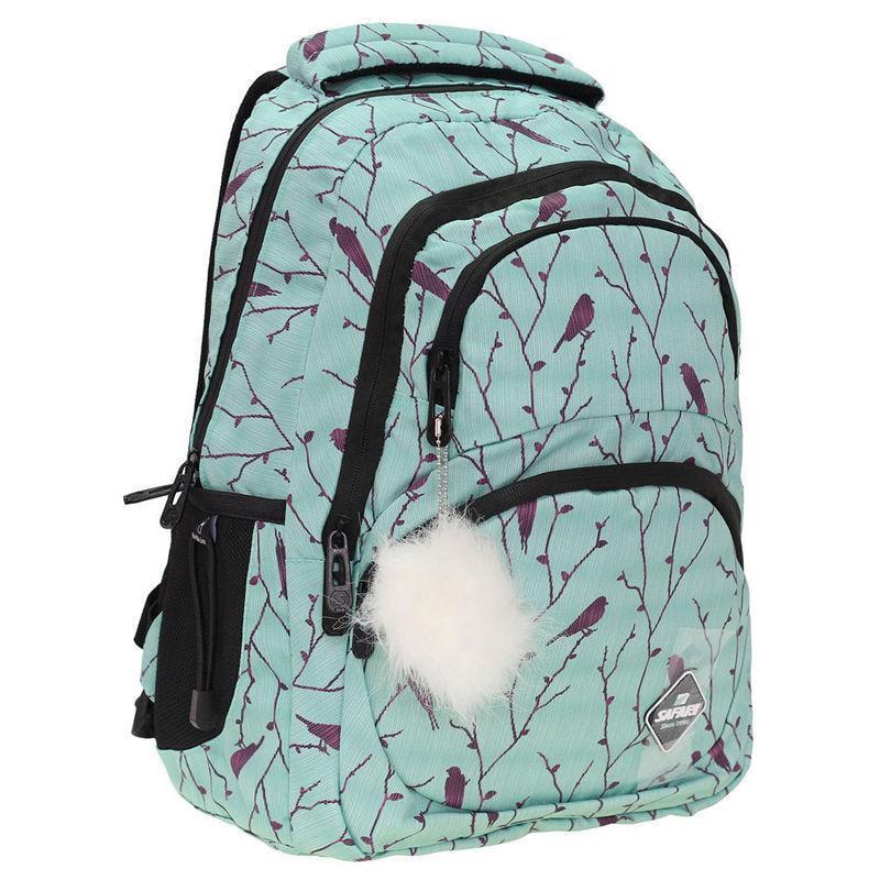 Рюкзак школьный для девочки SAFARI Uni-Peak 2 отделения полиэстер 43 см (22-182L-5)