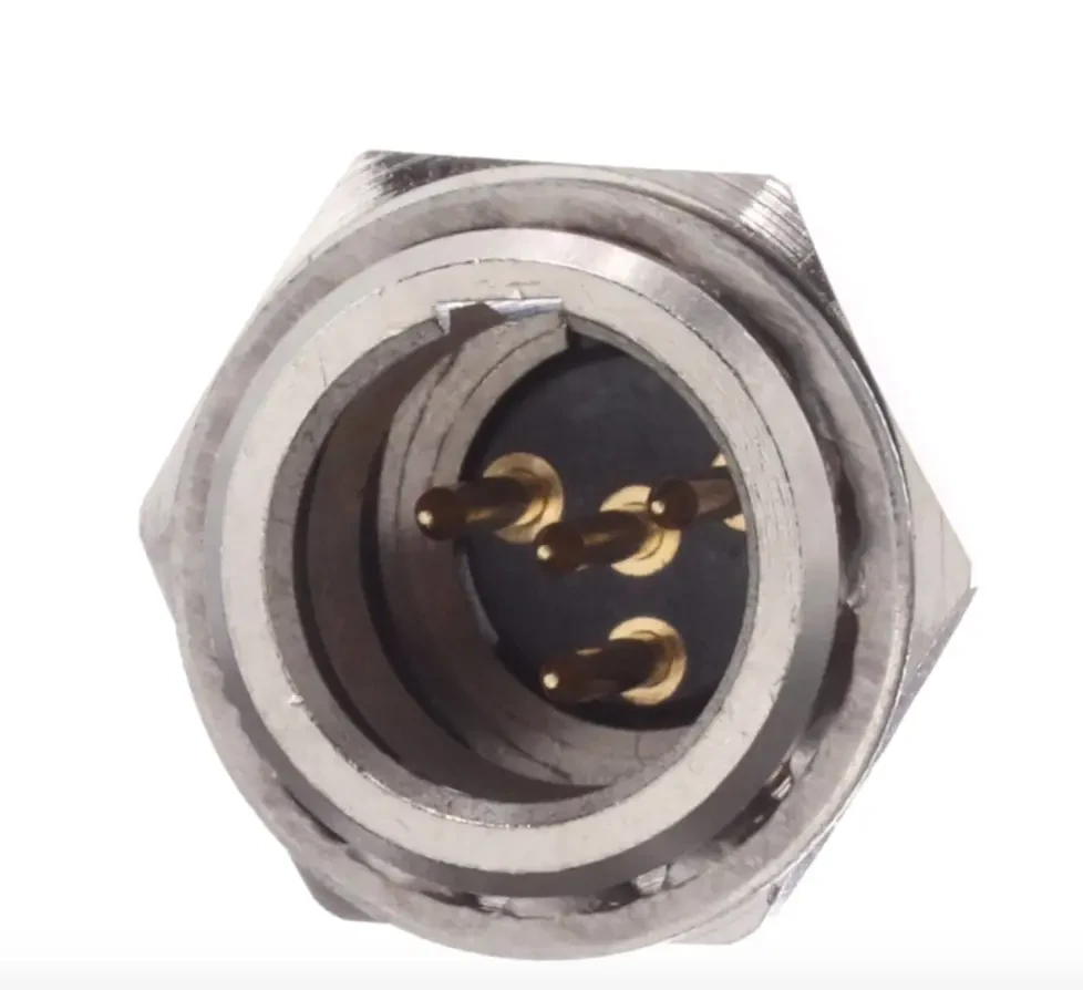 Панельний роз'єм Moco SA108-4P mini XLR штекер 4 контактів 1 шт. (000049386) - фото 4