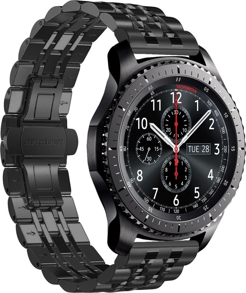 Браслет металлический Spinye для Samsung Gear S3 Black (28945-2B)