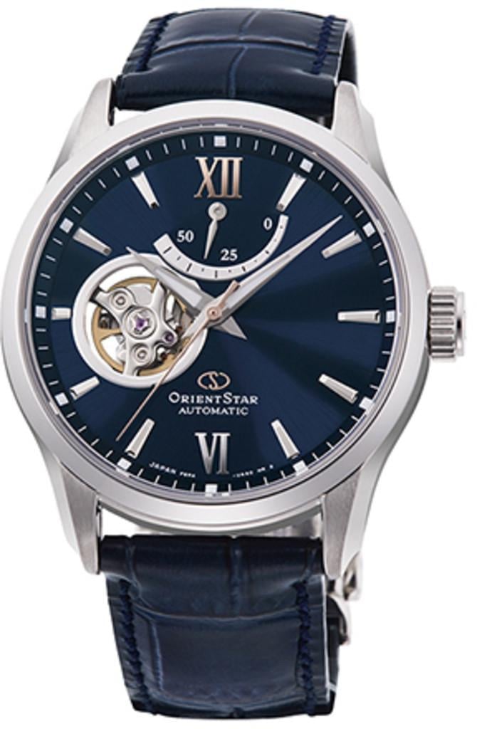Наручний годинник чоловічий Orient Star RE-AT0006L00B з сталевим корпусом/сапфіровим склом WR 100 м Синій (3124939549)
