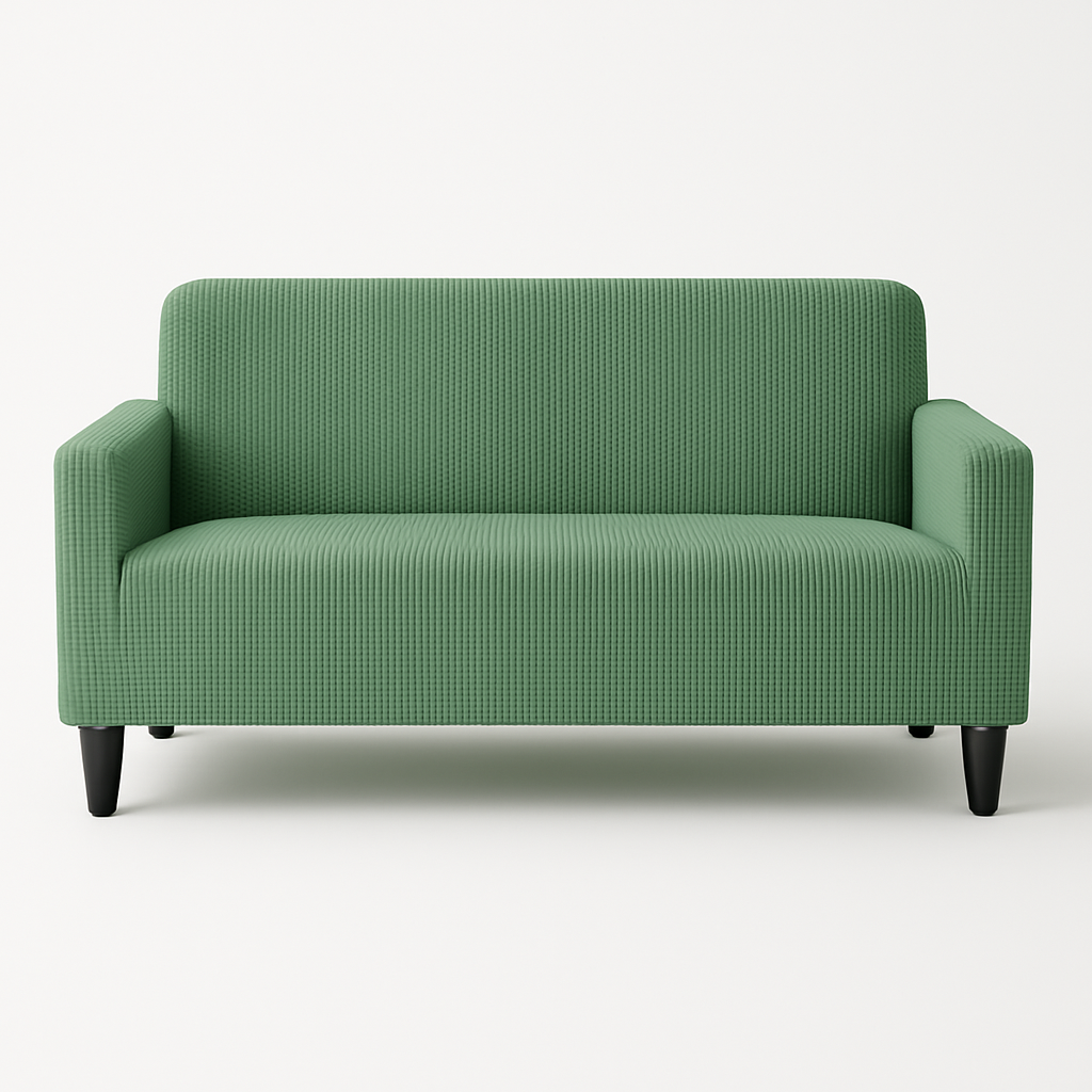 Чехол для двухместного дивана Slavich Стрейч Жаккард 145х185 см Ментоловый