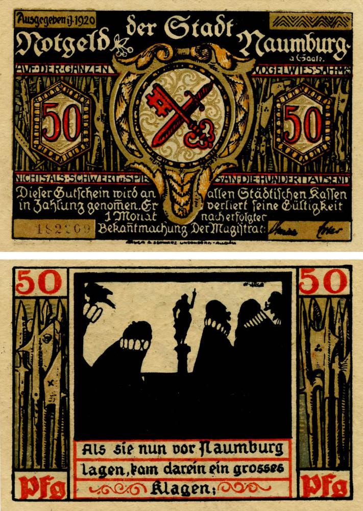 Коллекционная банкнота Германия Нотгельд 50 пфеннигов 1920 F-VF Гамбург (Б18664) Коллекционная банкнота Германия Нотгельд 50 пфеннигов 1920 F-VF Гамбург (Б18664)