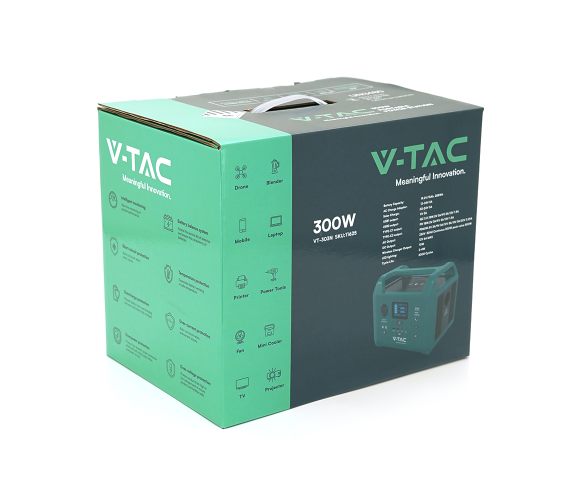 Джерело живлення V-TAC VT-303N/300 W/LiFePO4/IRF32135/19,2 V/15 Ah/288 Wh - фото 4 Джерело живлення V-TAC VT-303N/300 W/LiFePO4/IRF32135/19,2 V/15 Ah/288 Wh - фото 4