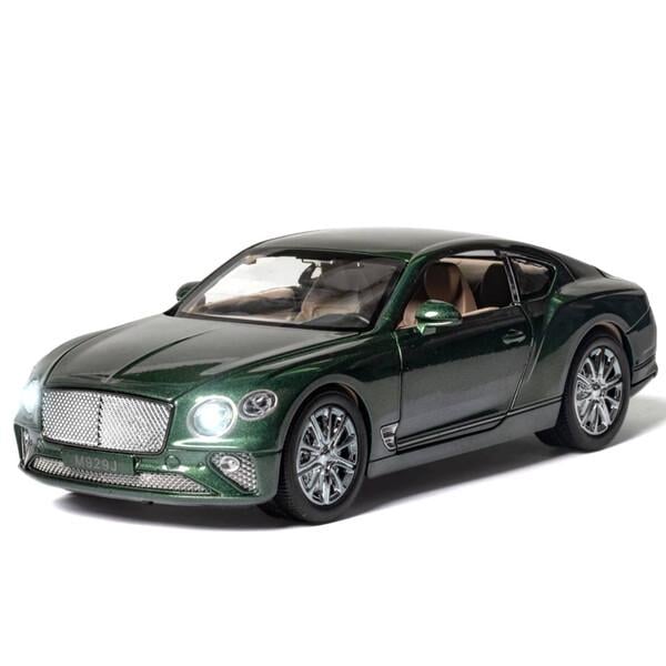 Машинка коллекционная ТК Union Group Bentley Continental GT металлическая 1:24 Зеленый (59203) - фото 2