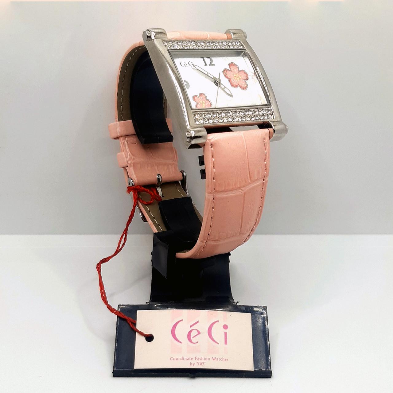 Наручные часы женские CeCi кварцевый кожаный ремешок (СЕА0123ZPP)