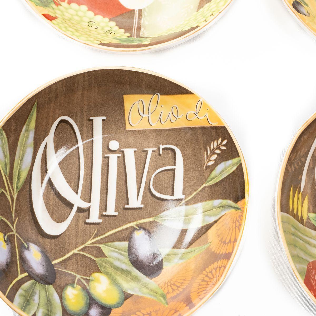 Набір блюд для пасти Certified International з малюнком Bella Vita 4 шт. D 31 см/20 см Коричневий (89236) - фото 6 Набір блюд для пасти Certified International з малюнком Bella Vita 4 шт. D 31 см/20 см Коричневий (89236) - фото 6