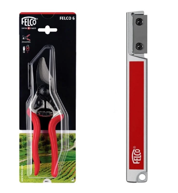 Секатор Felco 6 обводной/точилка Felco 906