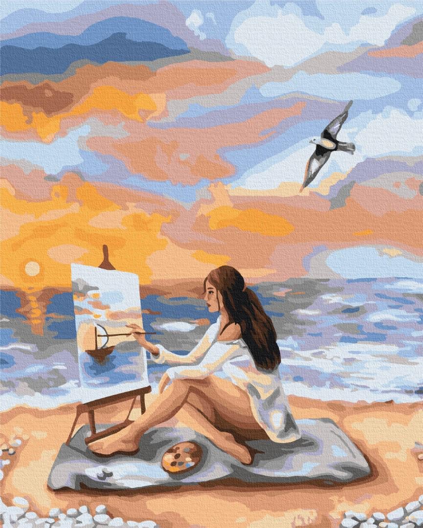 Картина по номерам Brushme Море вдохновения 48x60 см (BS39228L)