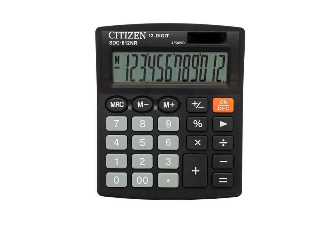 Калькулятор Citizen SDC-812NR 12 разрядов (829574)