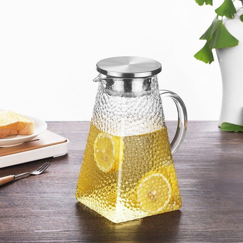 Кувшин стеклянный для напитков Edenberg EB-19581 1,3 л (2506382152) - фото 2