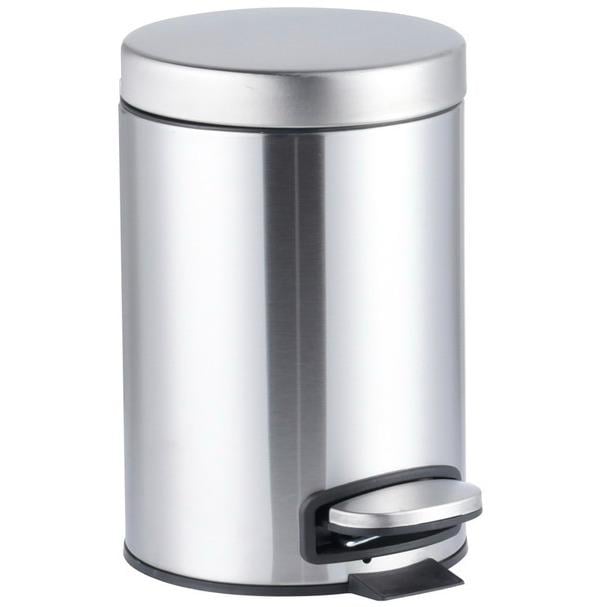 Відро для сміття MIXXUS Ellipse-TC0205 MI7076 з кришкою та педаллю 5 л Сатин (270597)