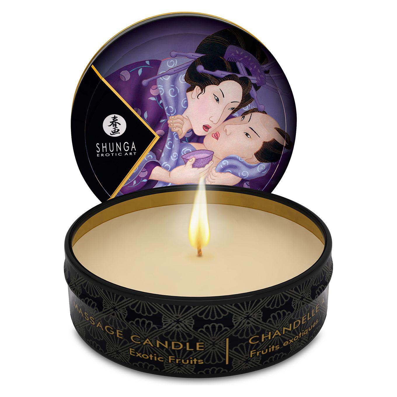 Массажная свеча Shunga Mini Massage Candle Exotic Fruits 30 мл