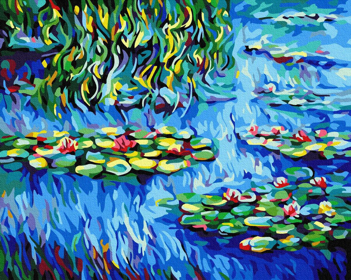 Картина по номерам Brushme Водяные лилии 40x50 см (BRM402)