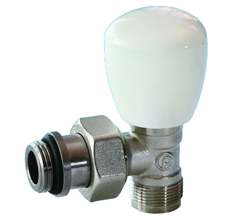 Кран радіаторний кутовий Fratelli Pettinaroli під металопластик 1/2'' (178019549)