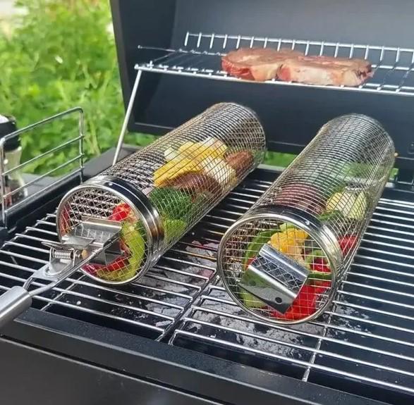 Решетка-гриль из нержавеющей стали GRIL для барбекю с щеткой для чистки (GRIL35) - фото 11 Решетка-гриль из нержавеющей стали GRIL для барбекю с щеткой для чистки (GRIL35) - фото 11