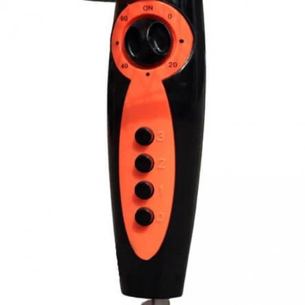 Вентилятор підлоговий Domotek MS-1620 40 Вт Чорний/Помаранчевий (CLS55) - фото 6