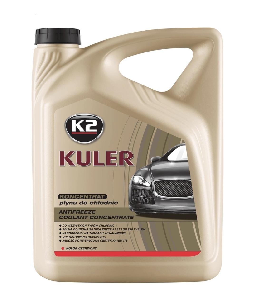 Антифриз концентрат K2 Kuler Long Life 5 л Красный (T211C)