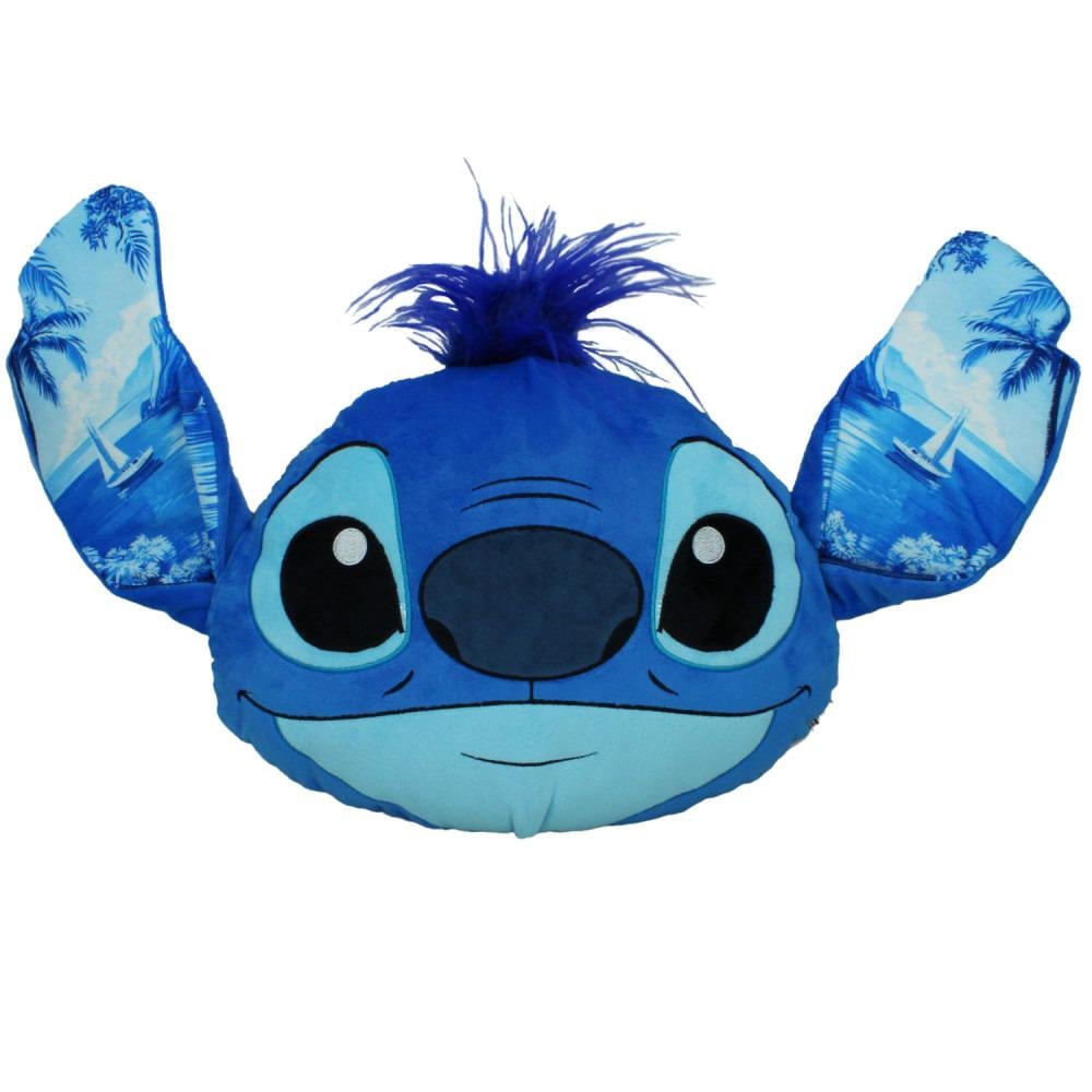 Игрушка мягкая-подушка сплюшка Стич 30x36x8 см Синий (00280-76)