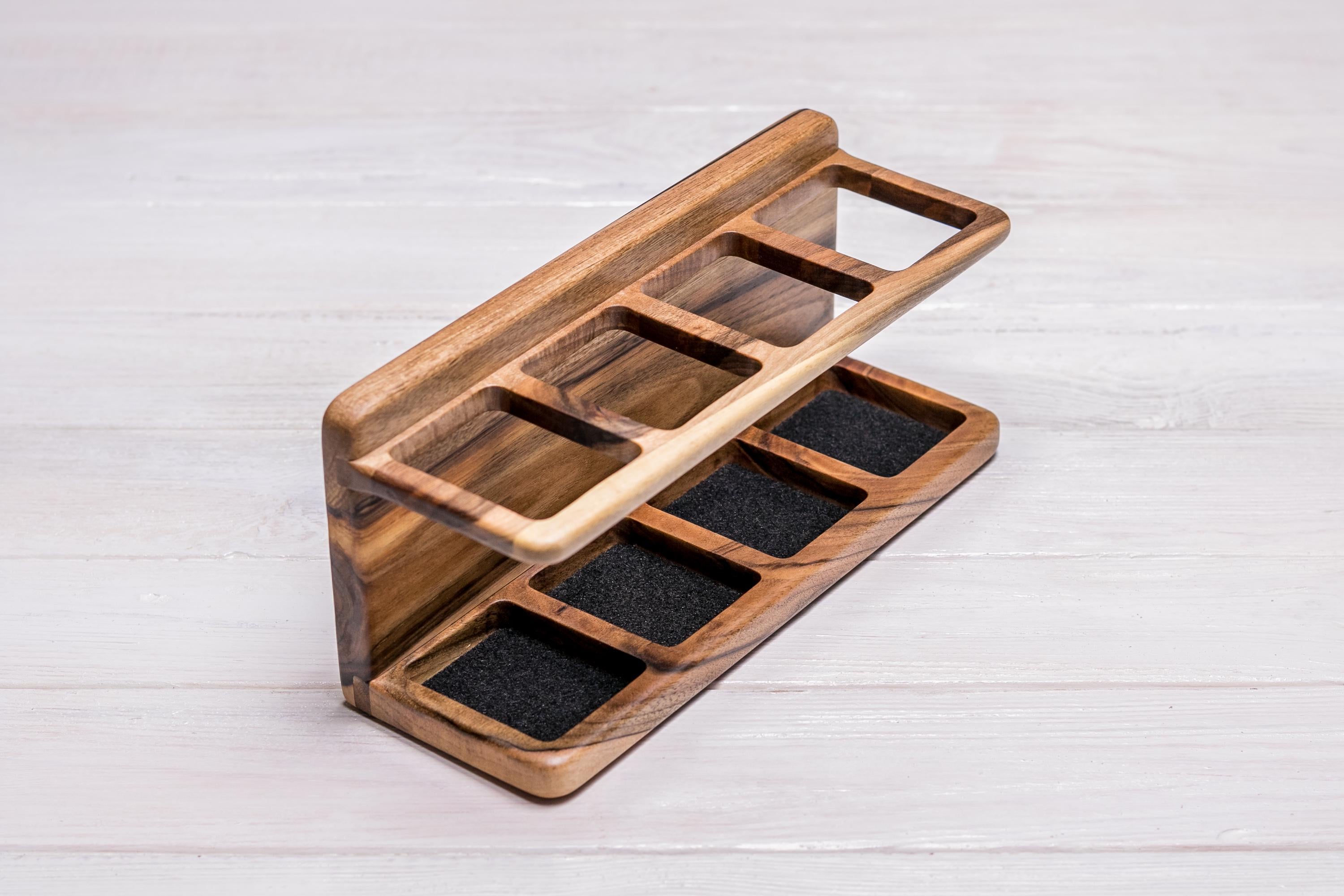 Настольный органайзер-аксессуар EcoWalnut женский для косметики Make-up (EW-28.3)