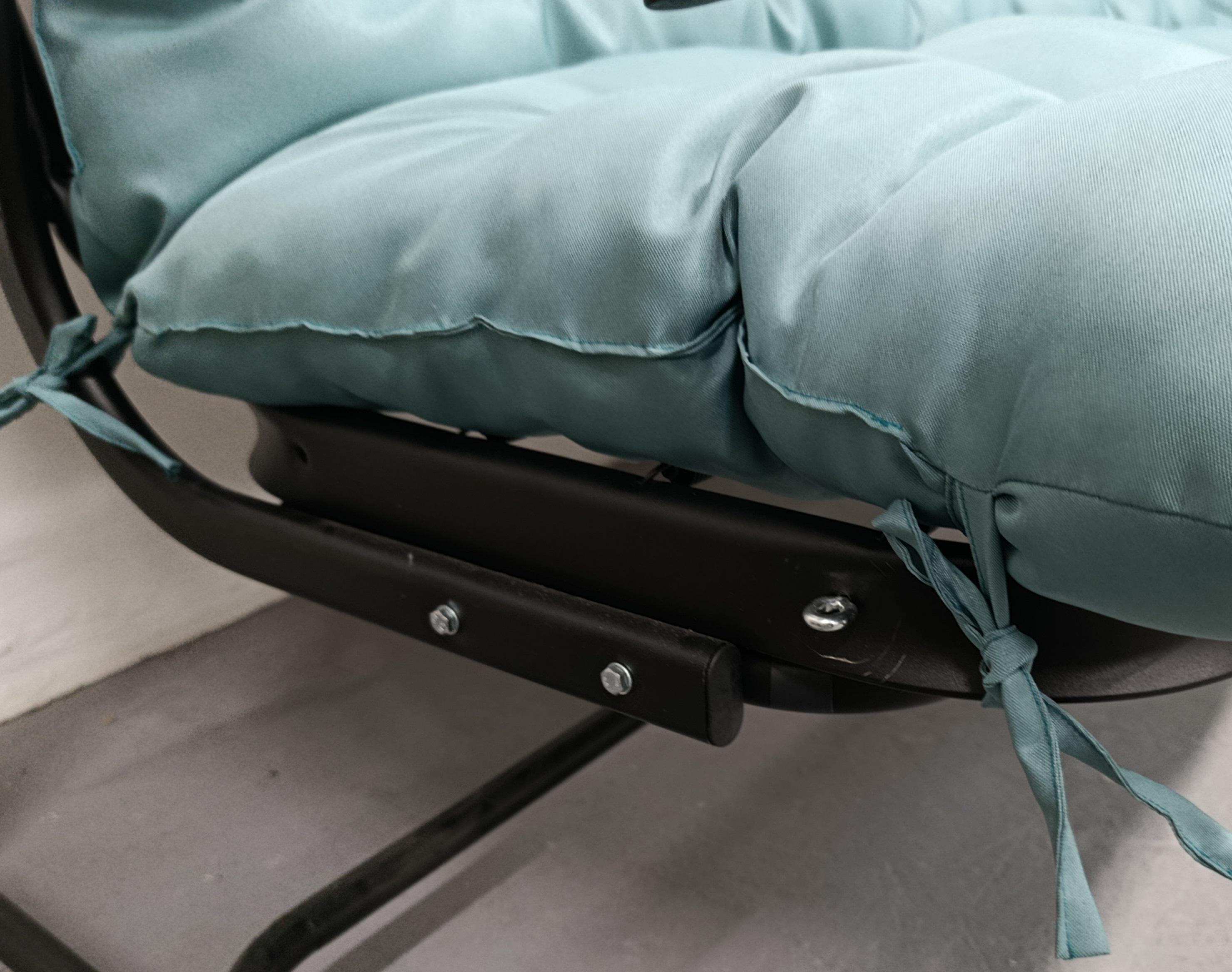 Матрац для гойдалок eGarden Soft 170x110x12 см Блакитна ялина (5922) - фото 5 Матрац для гойдалок eGarden Soft 170x110x12 см Блакитна ялина (5922) - фото 5