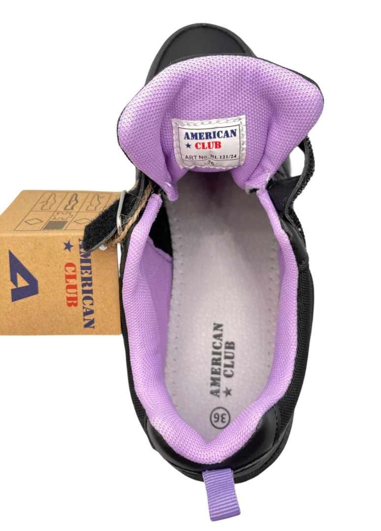 Кросівки для дівчаток American Club HL121-24/32 р. 32 Чорний - фото 3