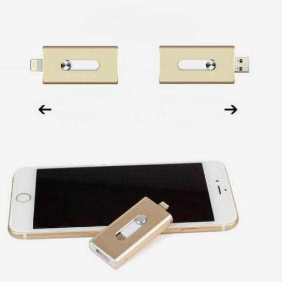 Флешка універсальна Flash USB Device для iPhone, Android, ноутбука 32 GB - фото 12