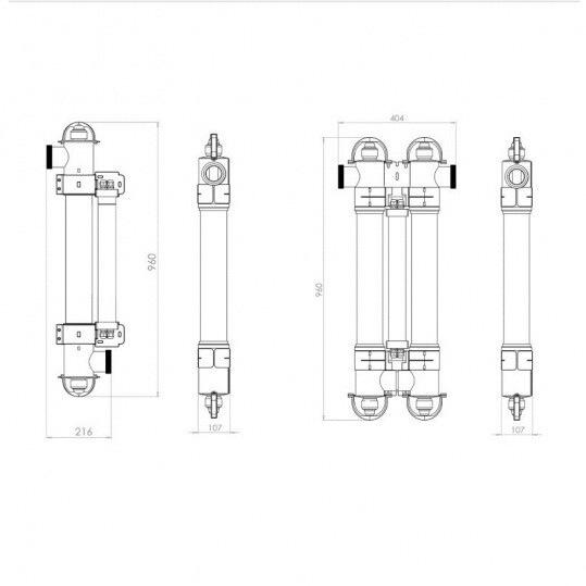 Установка ультрафиолетовая Elecro Steriliser UV-C HRP-55-EU DLife indicator дозирующий насос (14053) - фото 2