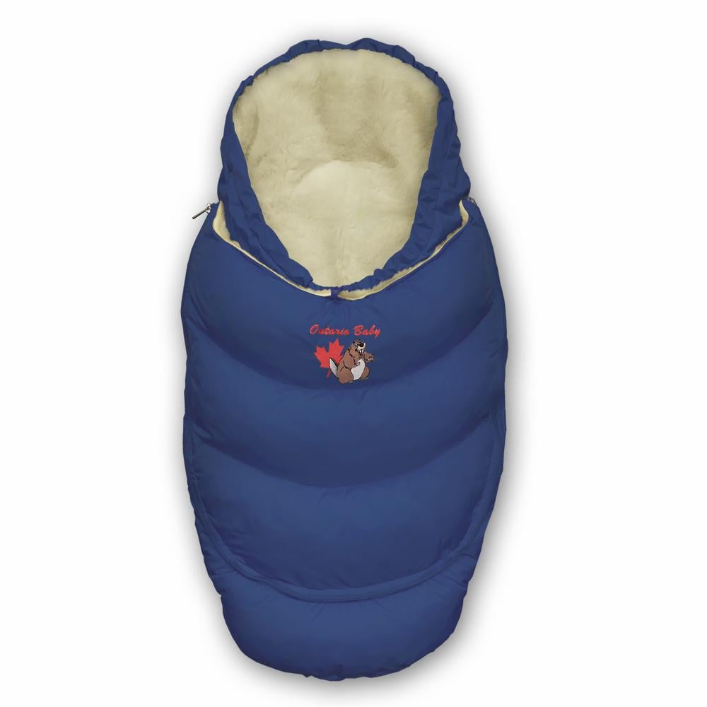 Конверт-трансформер пуховий 2в1 Alaska з хутром Синій (ART-0000066) Конверт-трансформер пуховий 2в1 Alaska з хутром Синій (ART-0000066)