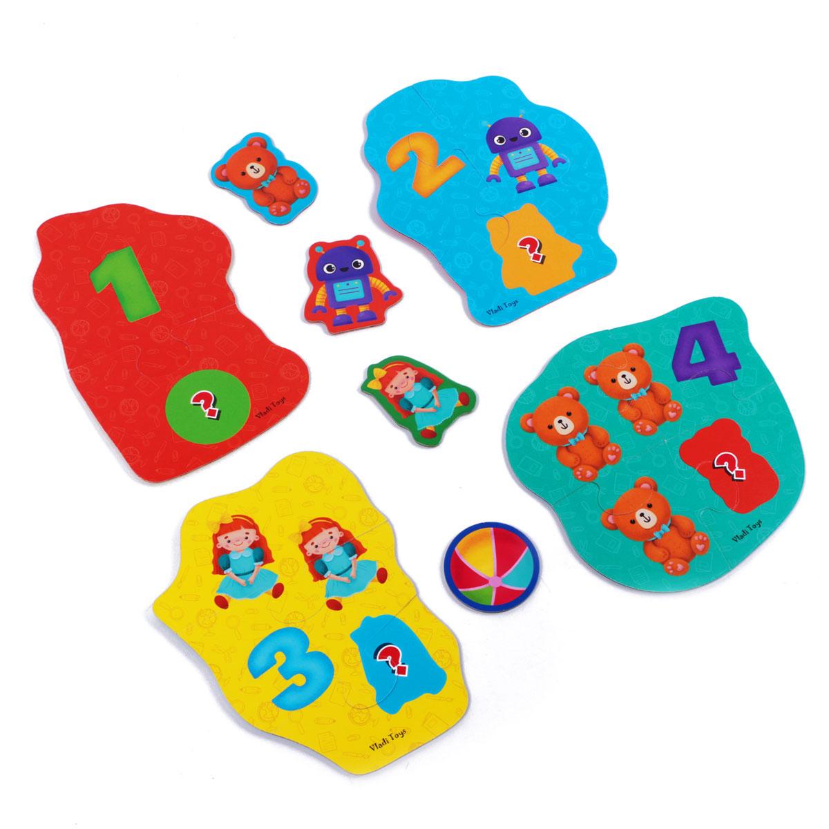 Гра розвиваюча Vladi Toys пазли картонні з грою. Тварини. Іграшки (VT1722-27) - фото 4 Гра розвиваюча Vladi Toys пазли картонні з грою. Тварини. Іграшки (VT1722-27) - фото 4