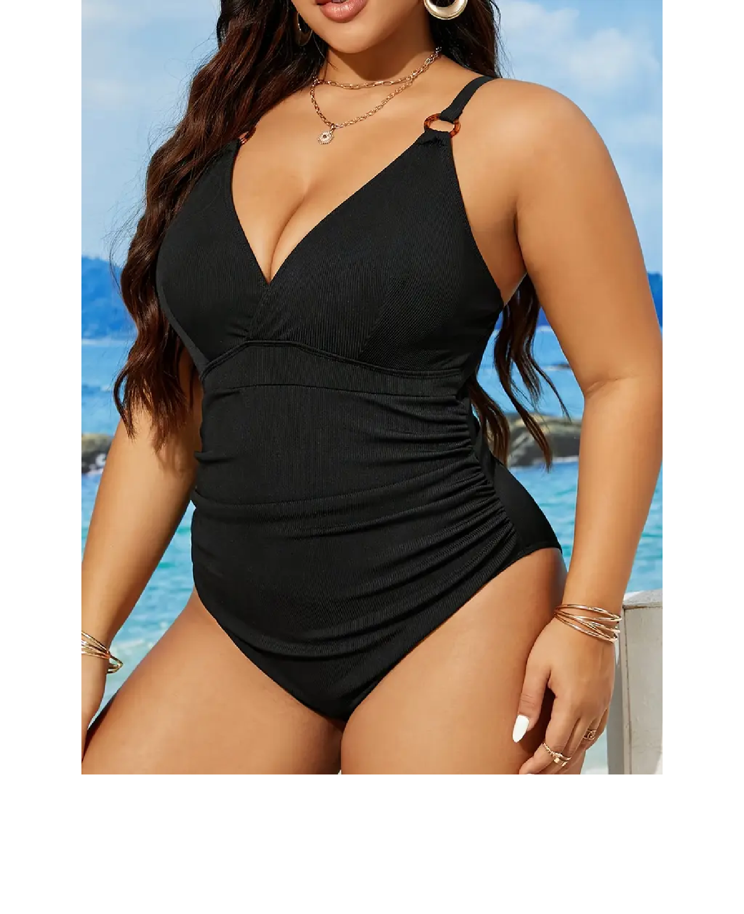 Купальник Diamond JL394349 4XL Черный - фото 2 Купальник Diamond JL394349 4XL Черный - фото 2