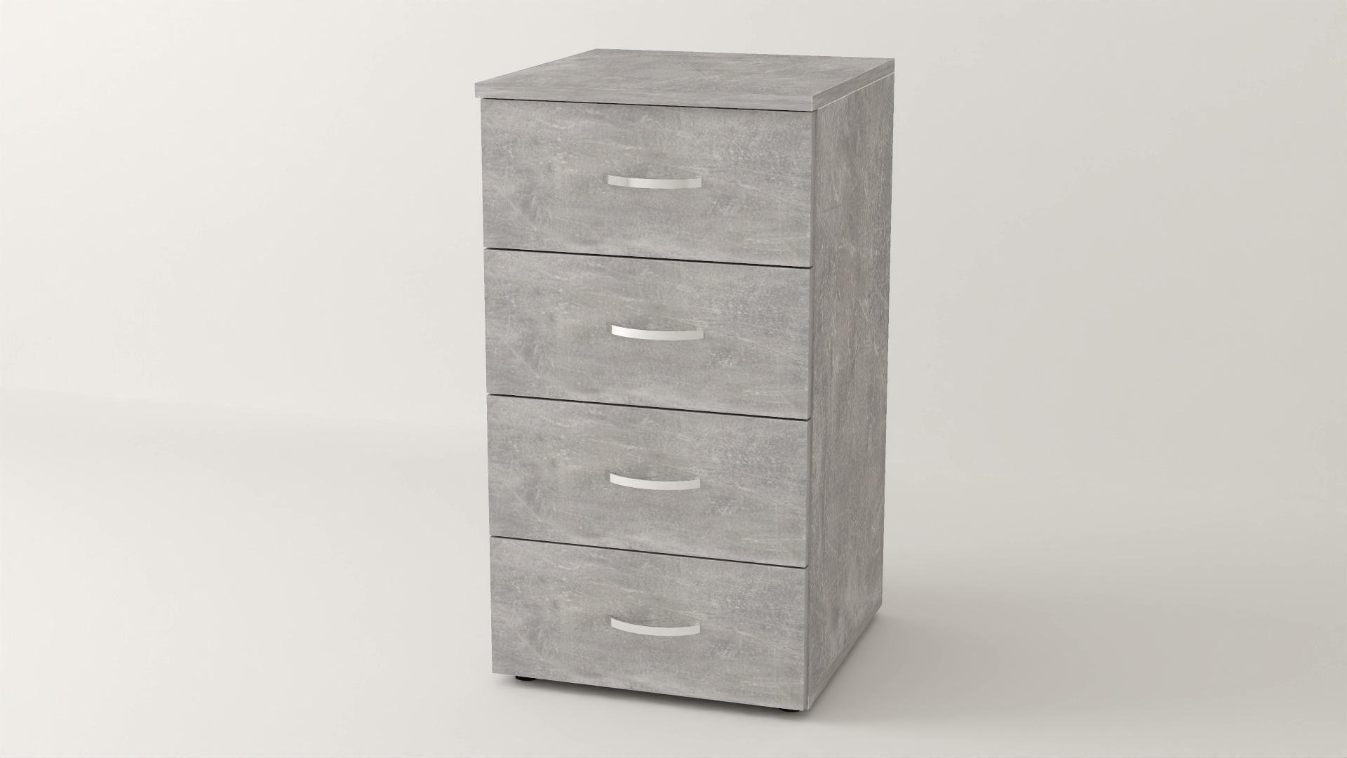 Комод Алекса ВК-8 47х45х82 см Индастриал - фото 1