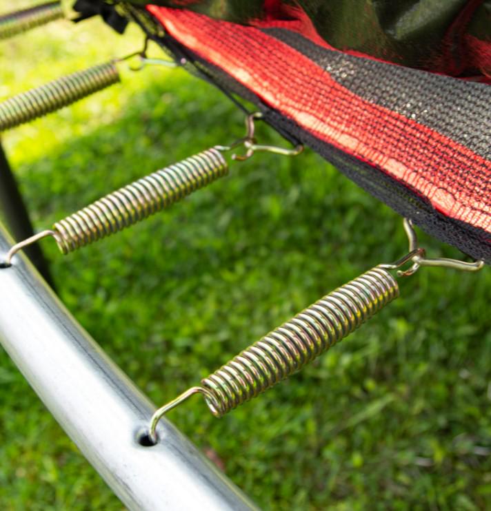 Батут с внутренней сеткой inSPORTline Flea PRO 244 см Черный (23878) - фото 4