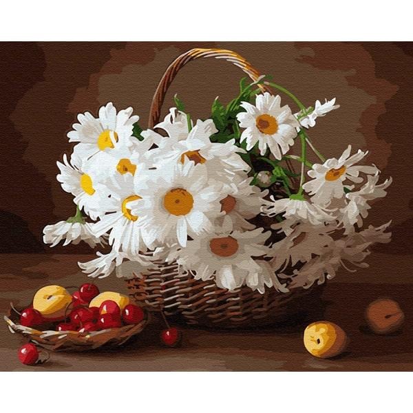 Картина по номерам BrushMe Полевые ромашки BS29376 холст на подрамнике 40x50 см (1397606215)