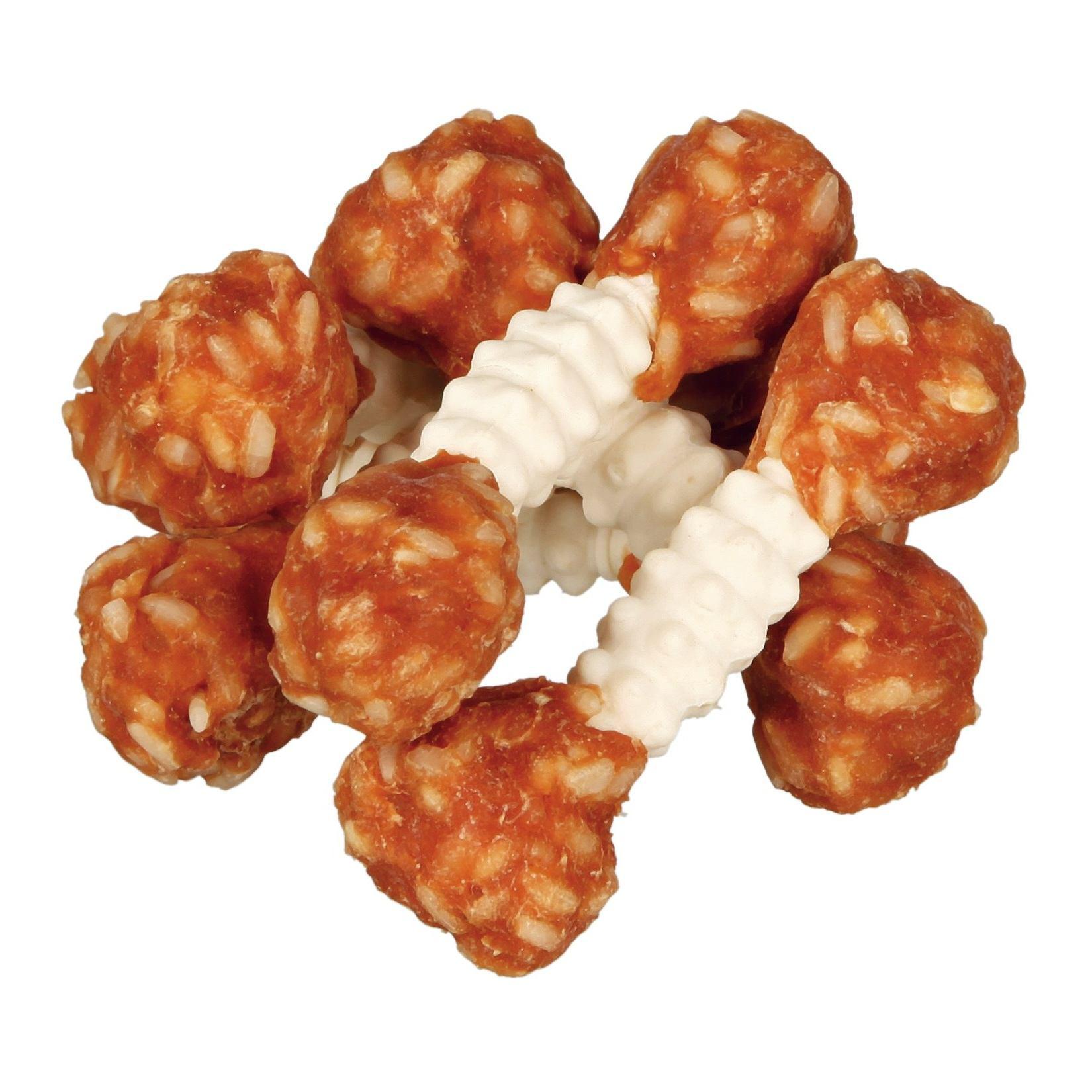 Лакомство для собак Trixie Гантель для чистки зубов с курицей Denta Fun 6 шт.