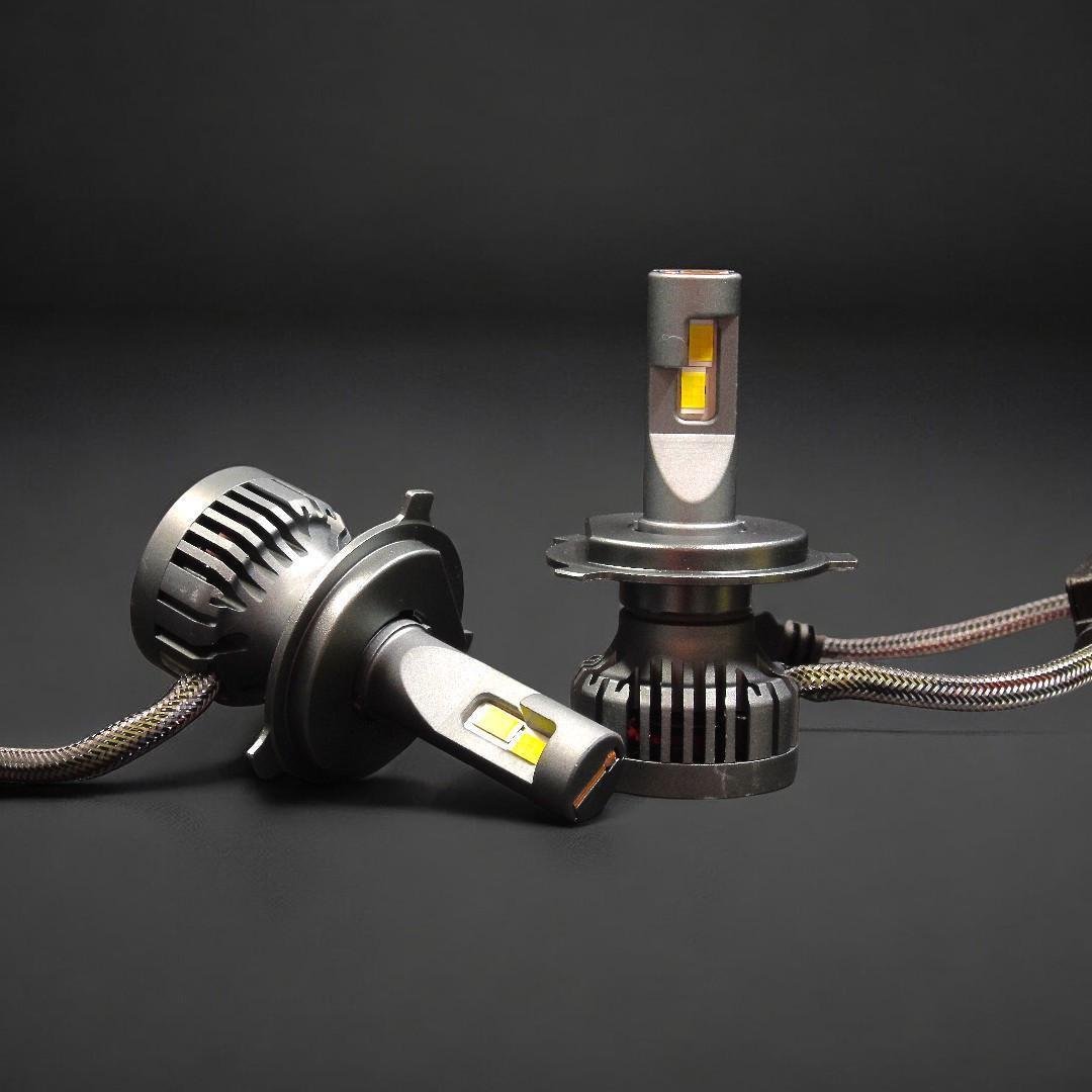 Автомобильные лампы светодиодные Global Solution GS18 H4 55W 10000Lm 6000K 2 шт. (2268028142) - фото 2