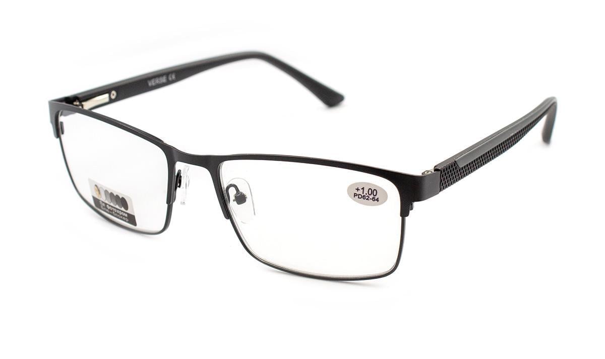 Окуляри для зору в металевій оправі Verse 24019-C1 ФХС Blue Blocker -2,50 (281591314)