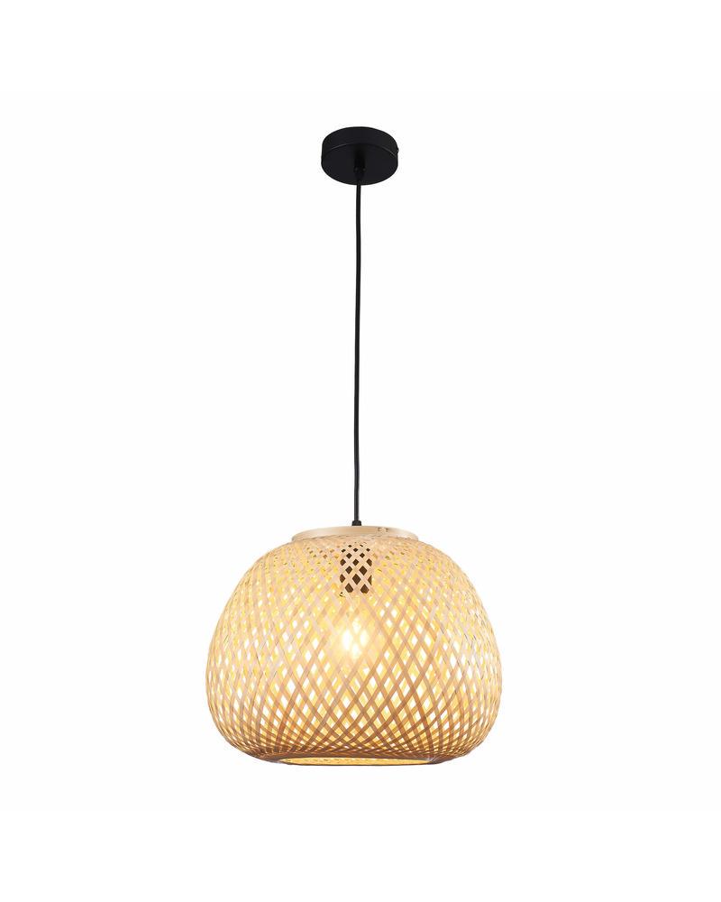 Подвесной светильник Polux 329196 Zanzibar E27 2x20W бохо IP20 Бежевый (24575682) - фото 3