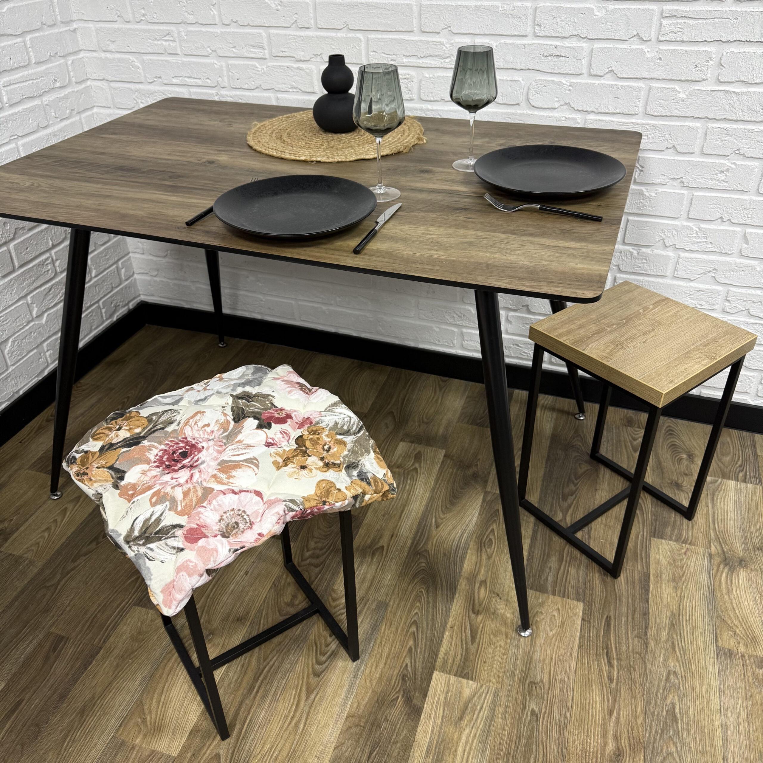 Накладка на стул/кресло Comfort Home Bouquet панама 40х40 см