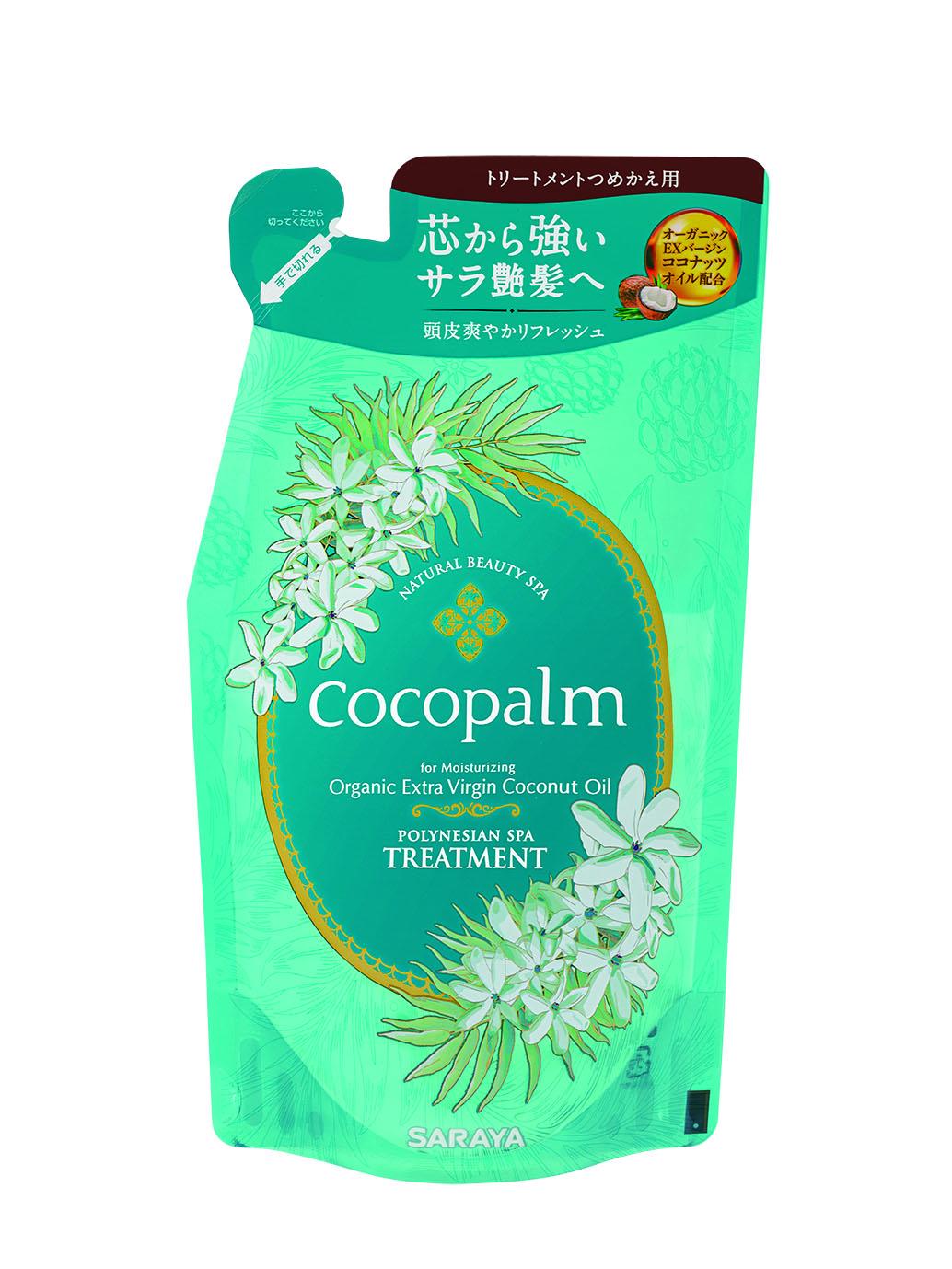 Кондиціонер Polynesian SPA для оздоровлення волосся та шкіри голови Cocopalm наповнювач 380 мл (4973512261305) - фото 1