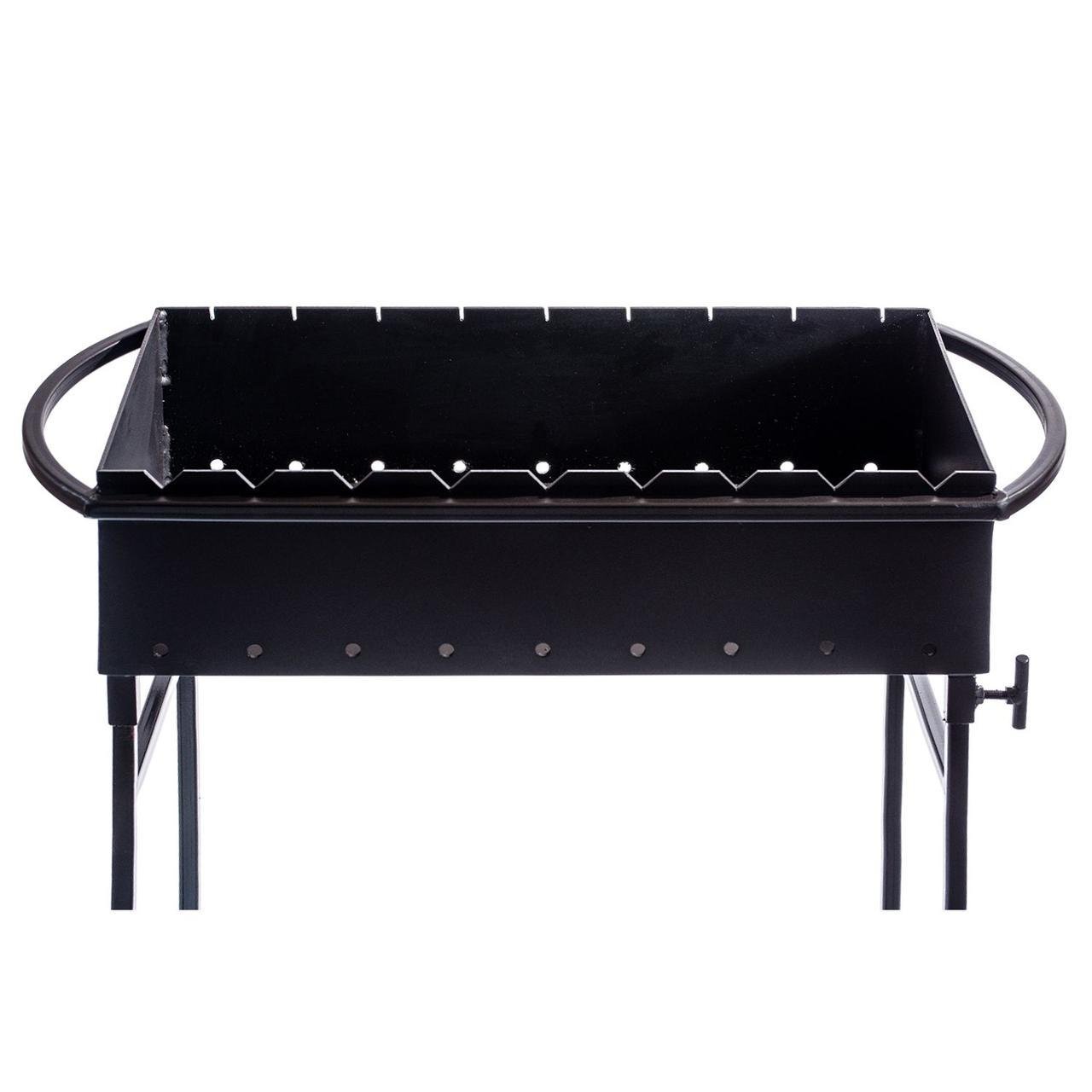 Мангал розбірний Гектор зі знімними ніжками на 9 шампурів 4 мм (MN9-4) - фото 9